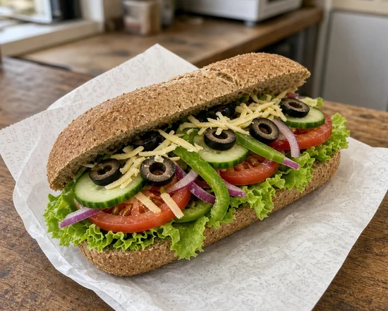 Veggie & Cheese with fresh vegetables, olives and cheese